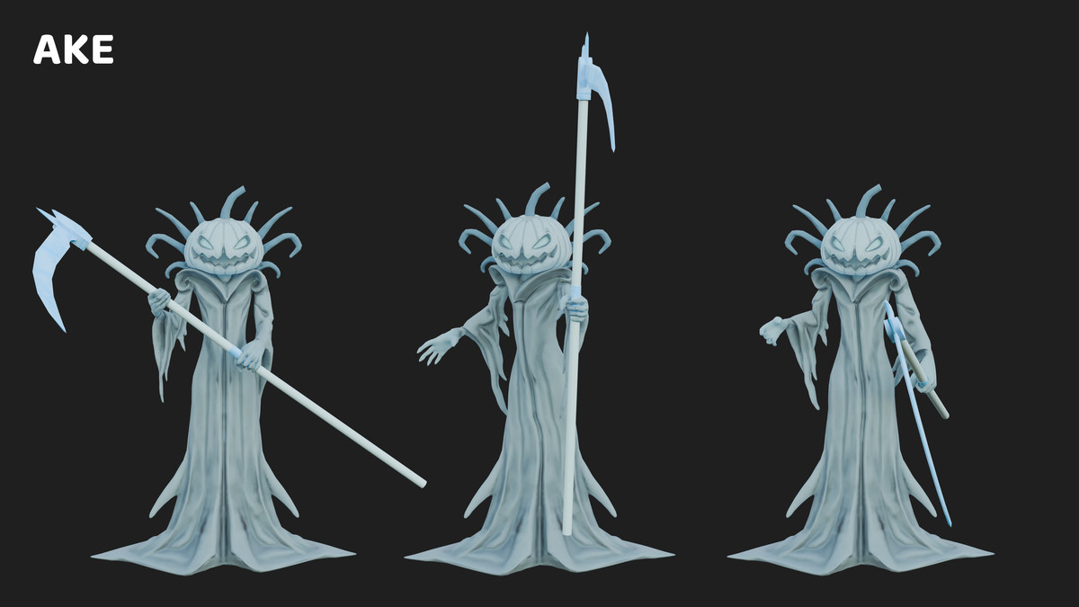 Stylized Pumpkin Enemy 2