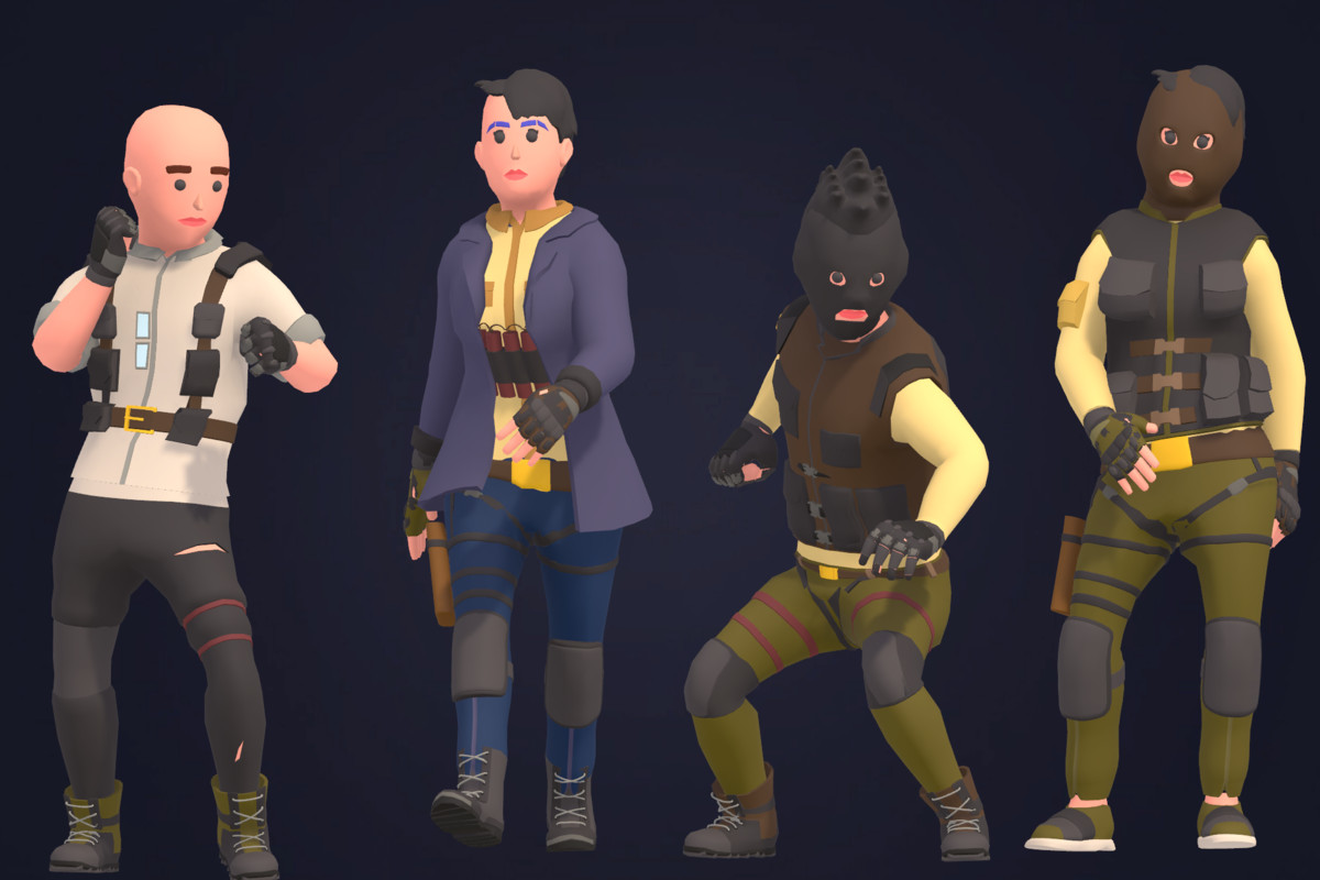 Customizable 3D Military Characters Bundle