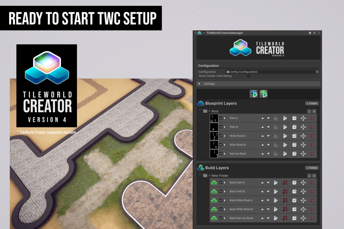 Roads & Paths Tileset