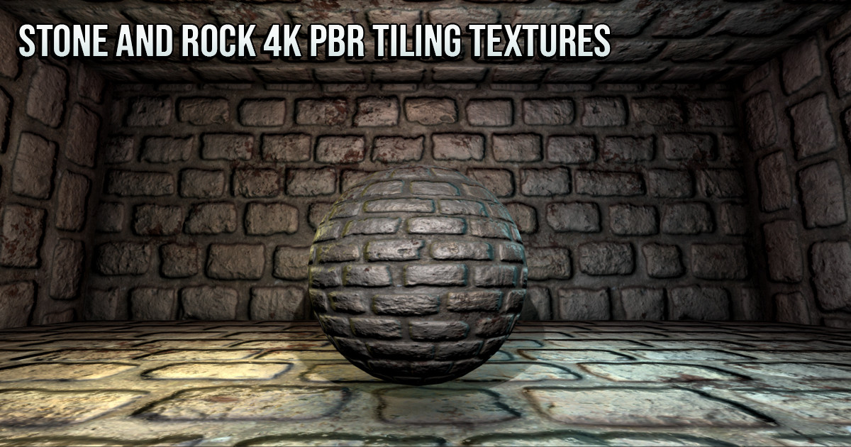 21 Stone and Rock 4K PBR Tiling Textures Collection