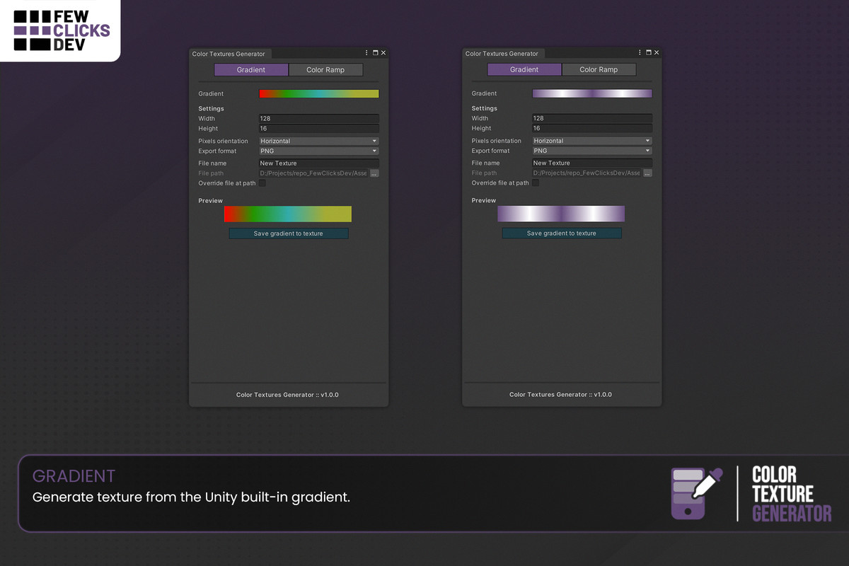 Color Texture Generator by FewClicks Dev