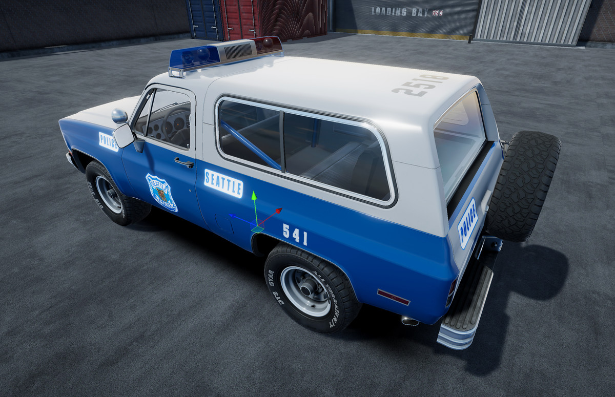 80s Offroad police car