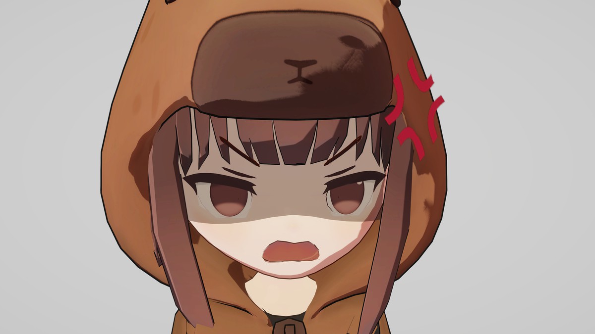 Cute Chibi Anime Girl Capybara Costume