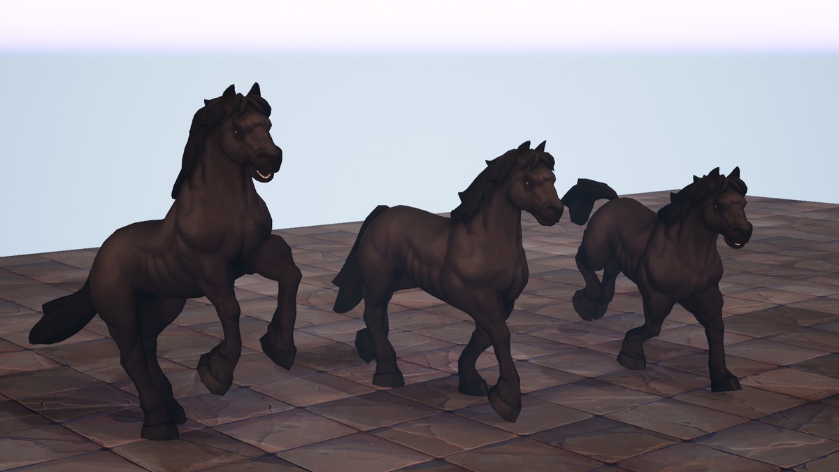 Stylized Horse Mount