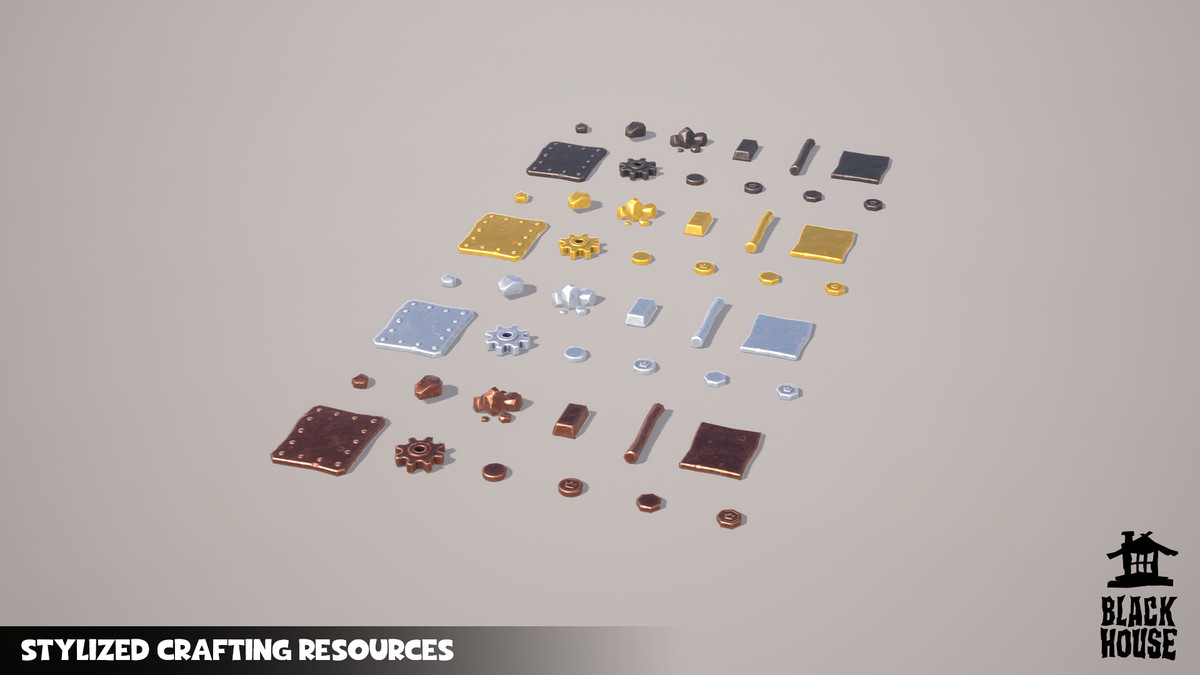 Stylized Crafting Resources