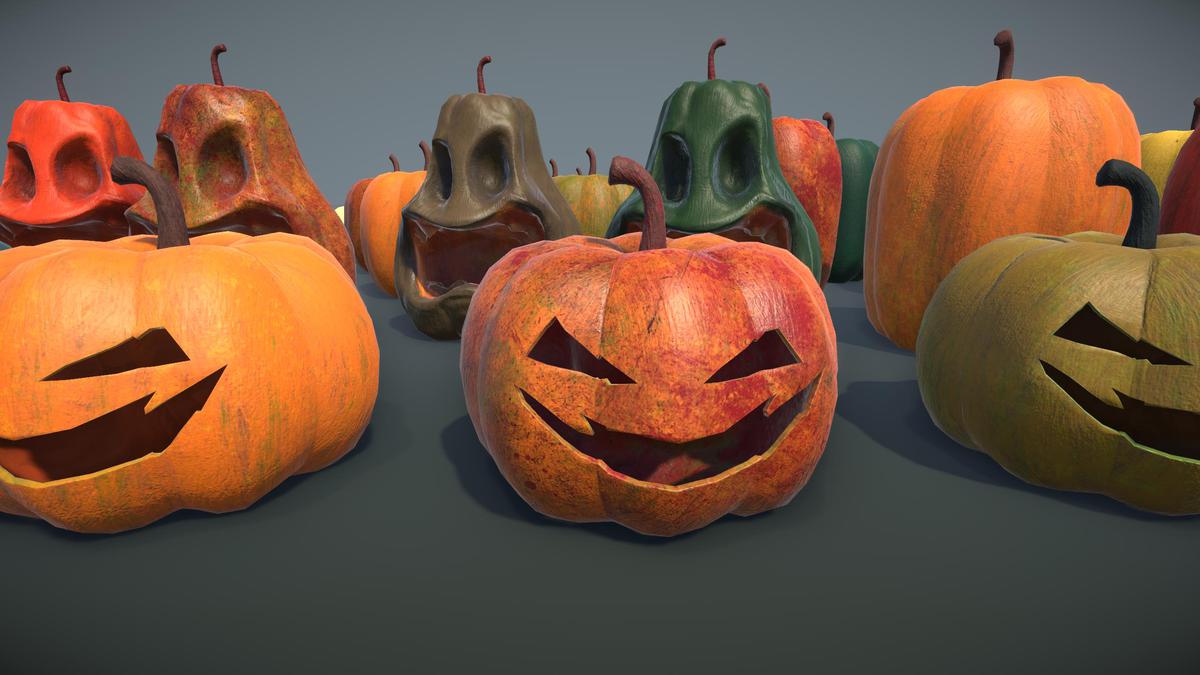 Halloween Pumpkins - Burnable Edition