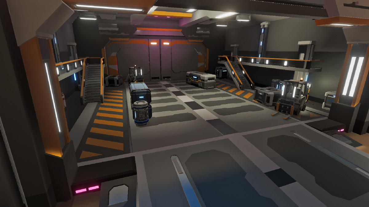 LowPoly Sci-Fi Battle Arena