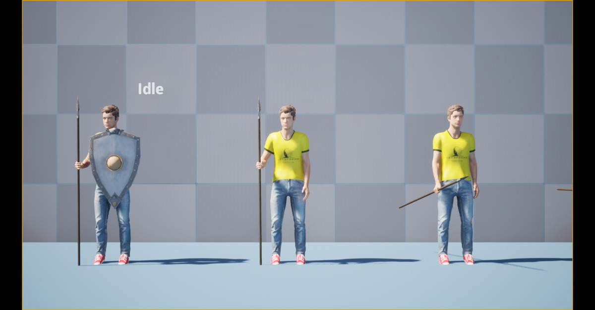 Medieval Castle Guard Animation