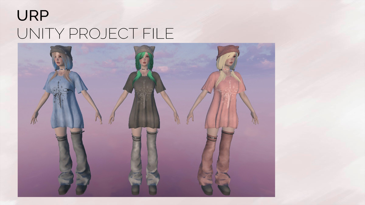 Cute Goth Girls Modular Pack