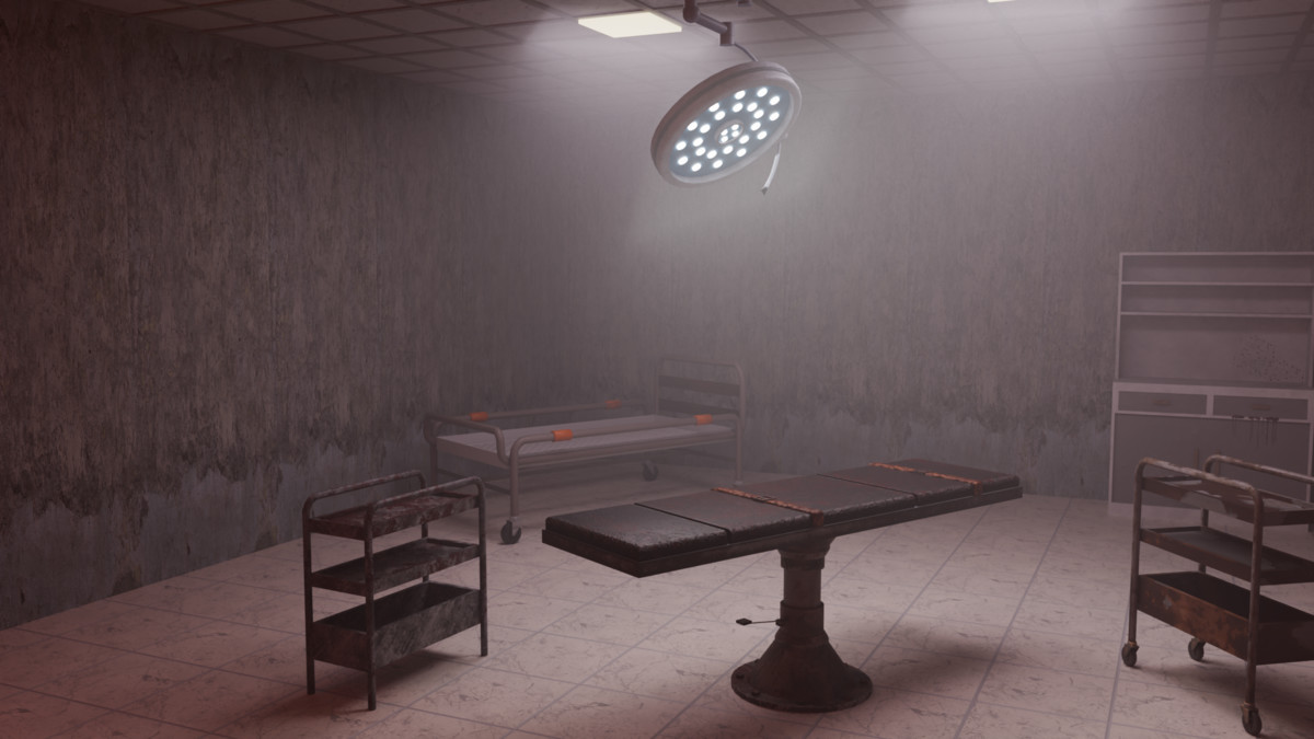 Horror Hospital Props Pack – Modular Environment | URP/HDRP