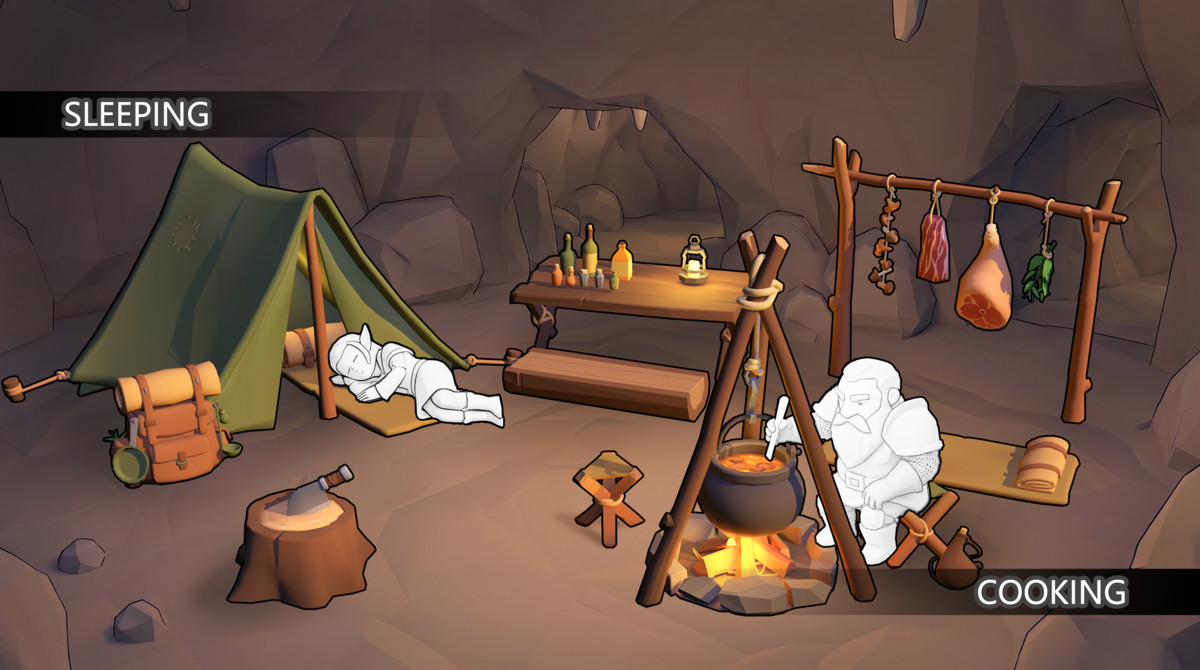 Low Poly Adventure's Cooking Camp - RPG & Survival Props