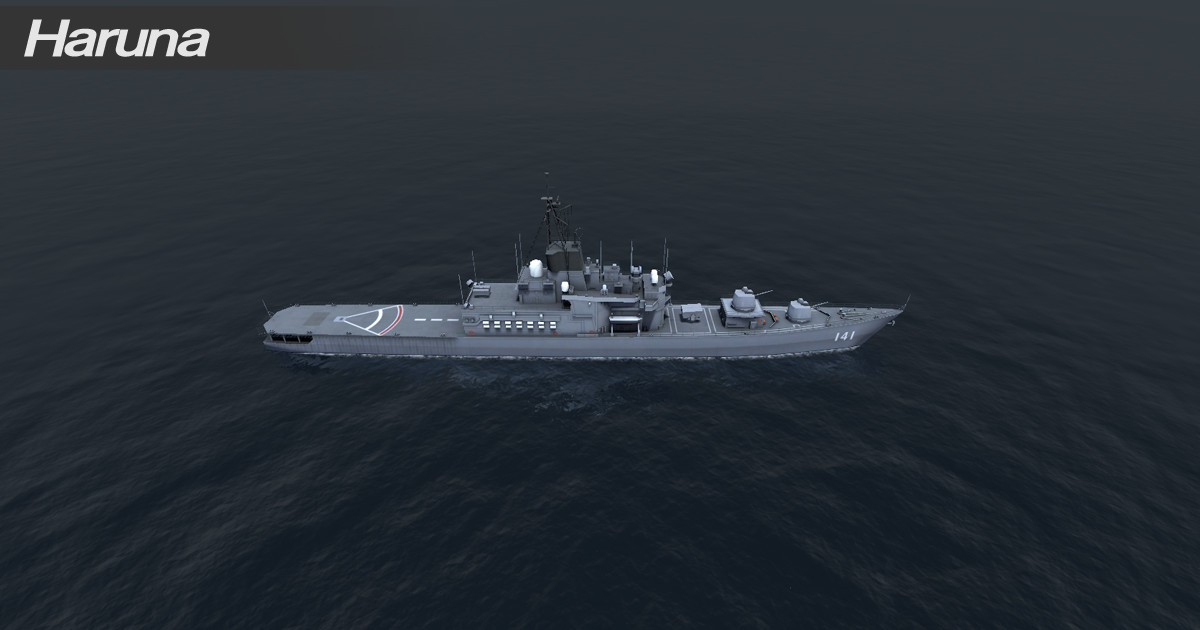Low Poly Military Warship Collection 9