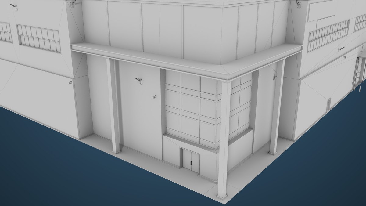 Logistic Cargo Warehouse Interior and Exterior URP HDRP Textures