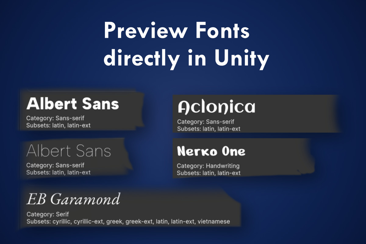 Fonts Browser + TMP Creation