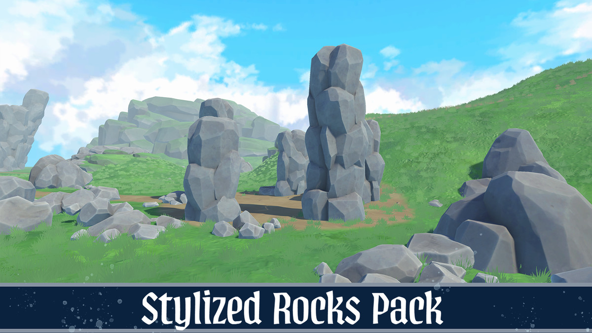 Stylized Rocks and Cliffs Pack