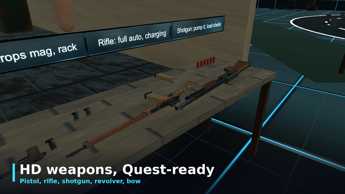 XR Interaction Kit - Physical VR Interactions, Weapons, Vehicles & Climbing