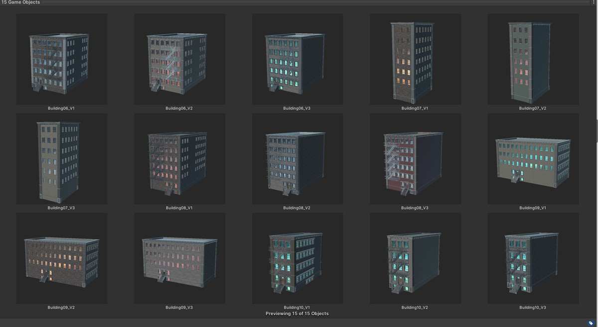 Big Building pack with interior