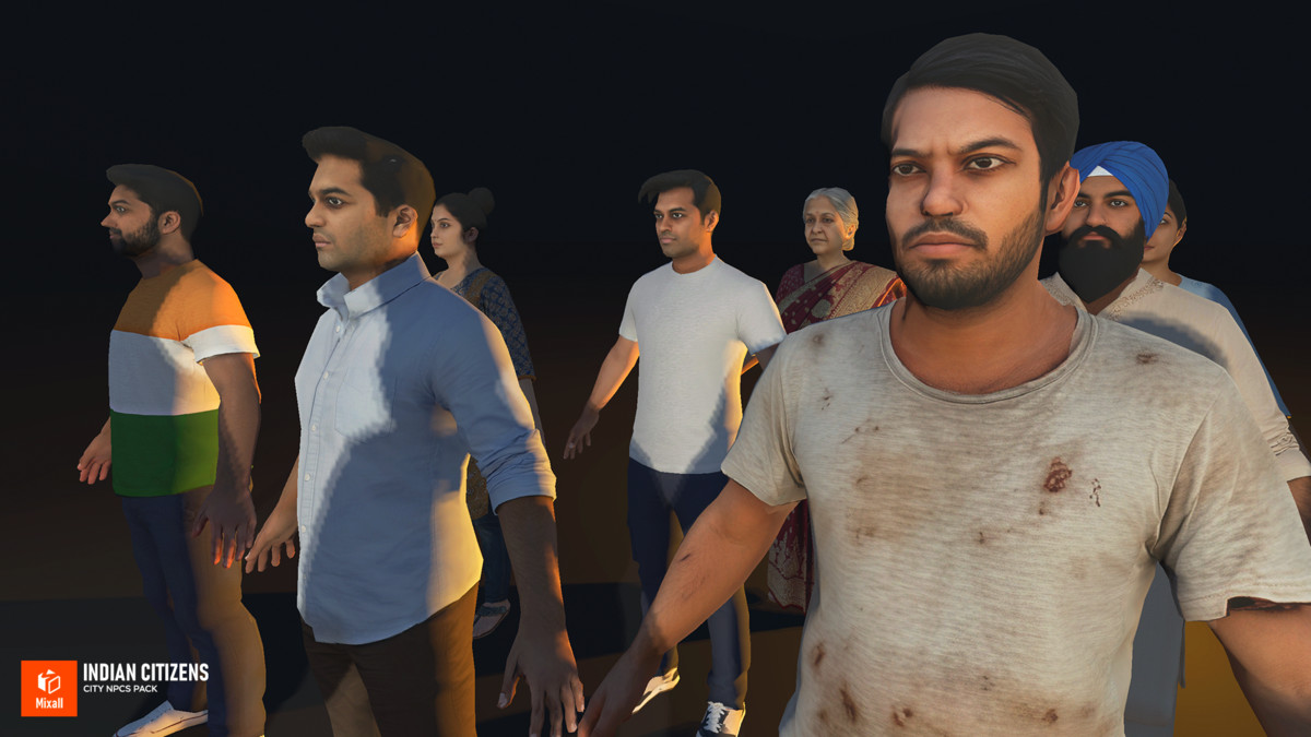 Indian Citizens – City NPCs Pack
