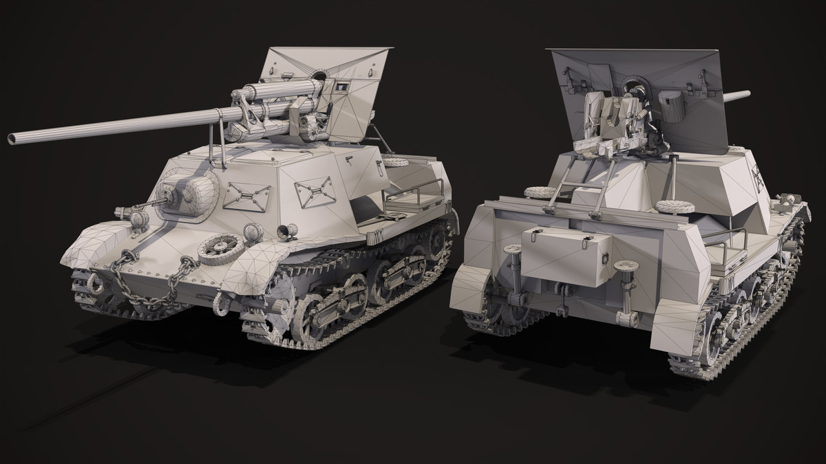 ZIS 30 Military Self Propelled Artillery Unit