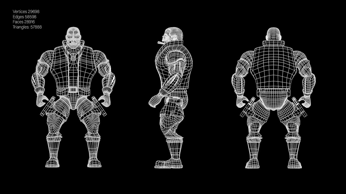 Modular Military & Cyborg Customization System (URP)