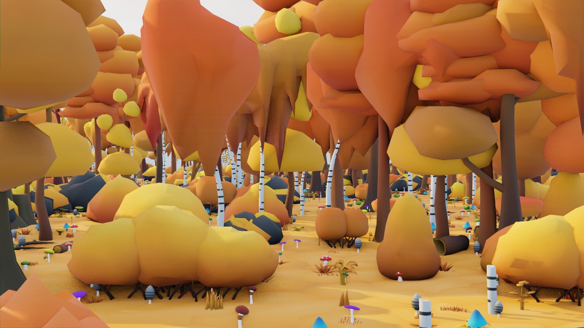 Low Poly Seasonal Forest Biome by IGS