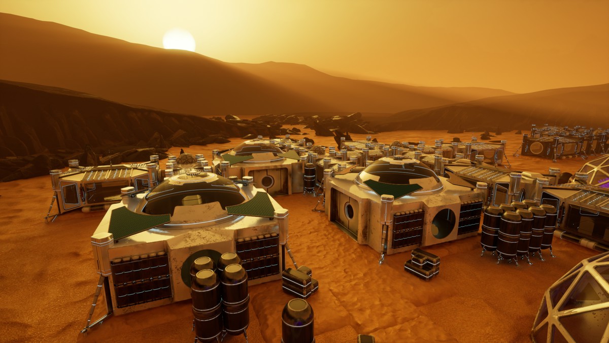 Futuristic Mars Colony Base – Modular Sci-Fi Environment