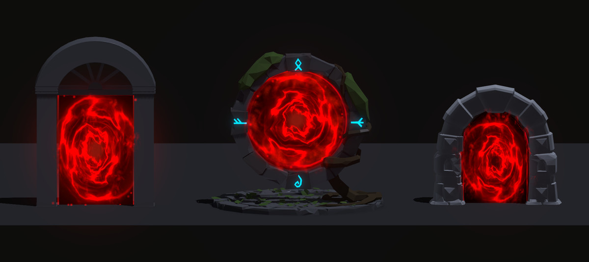 Game VFX - Magic Portal Collection