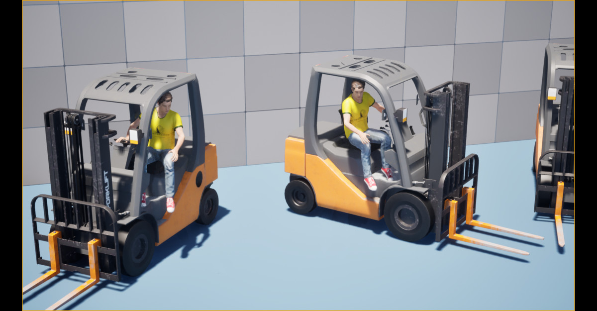 Forklift Operator Animation