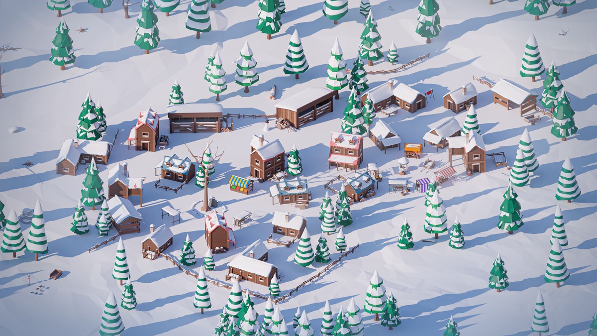 Arctic - Low Poly 3D Models Pack