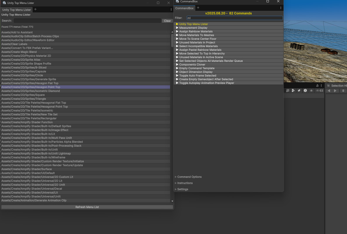 CommandBox for Unity