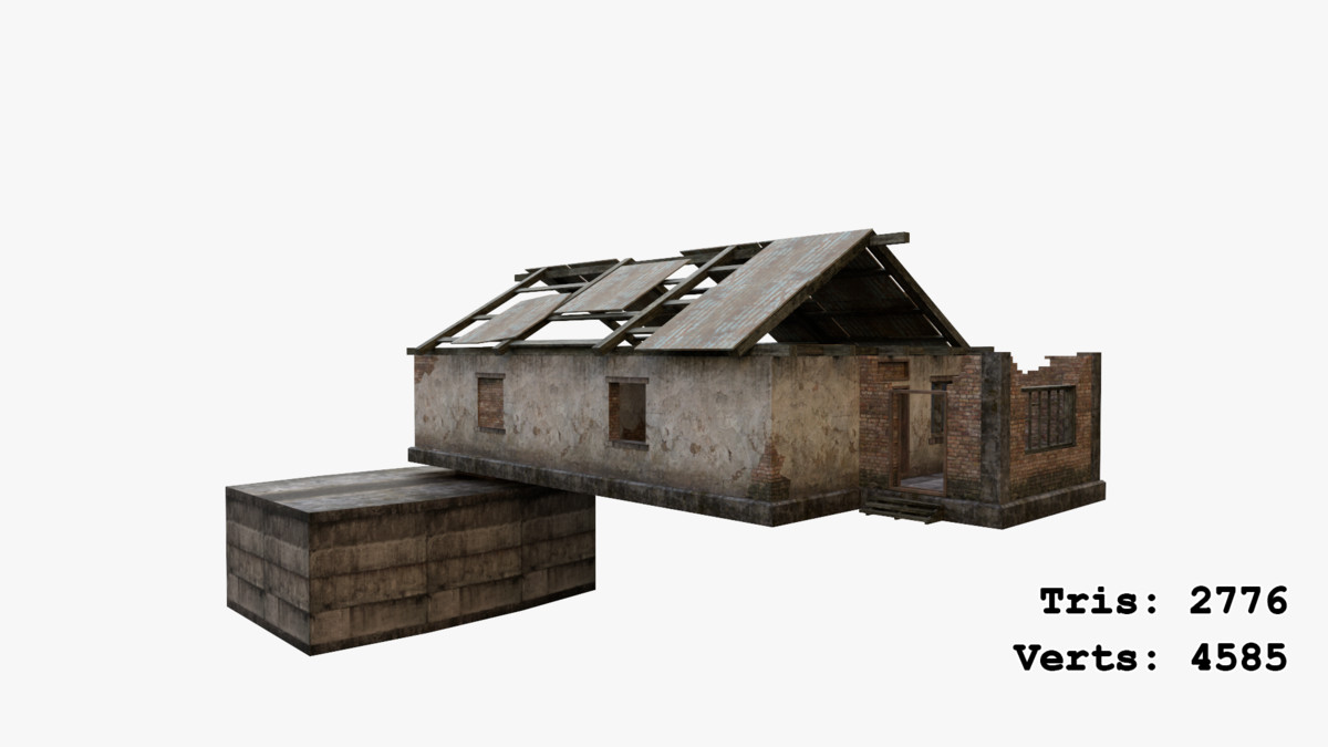 Abandoned Apocalyptic Buildings Mega Pack