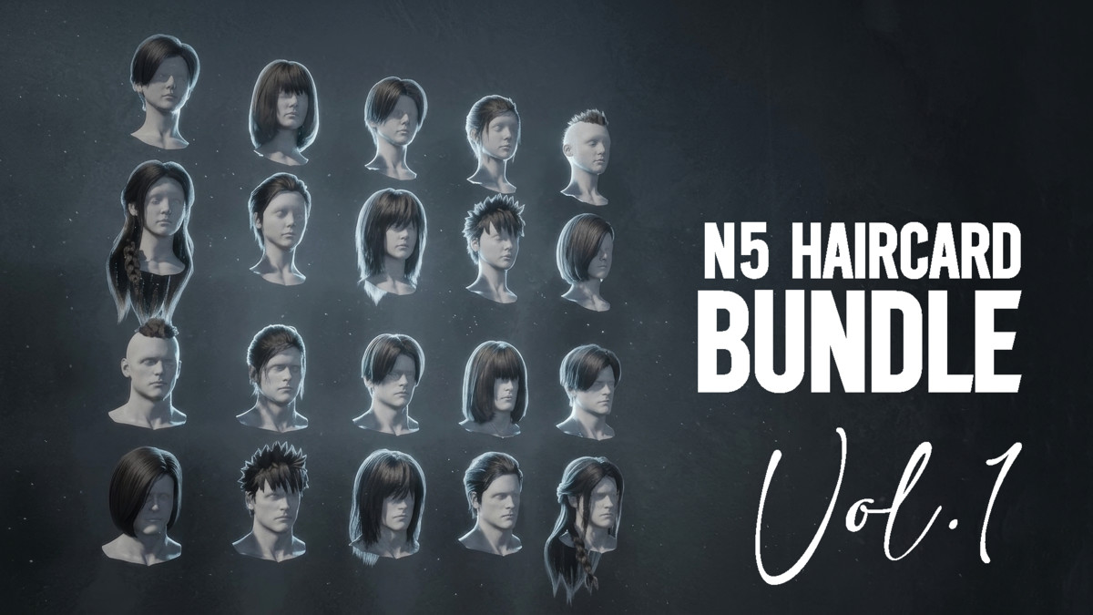 N5: Hair Card Bundle Vol.1