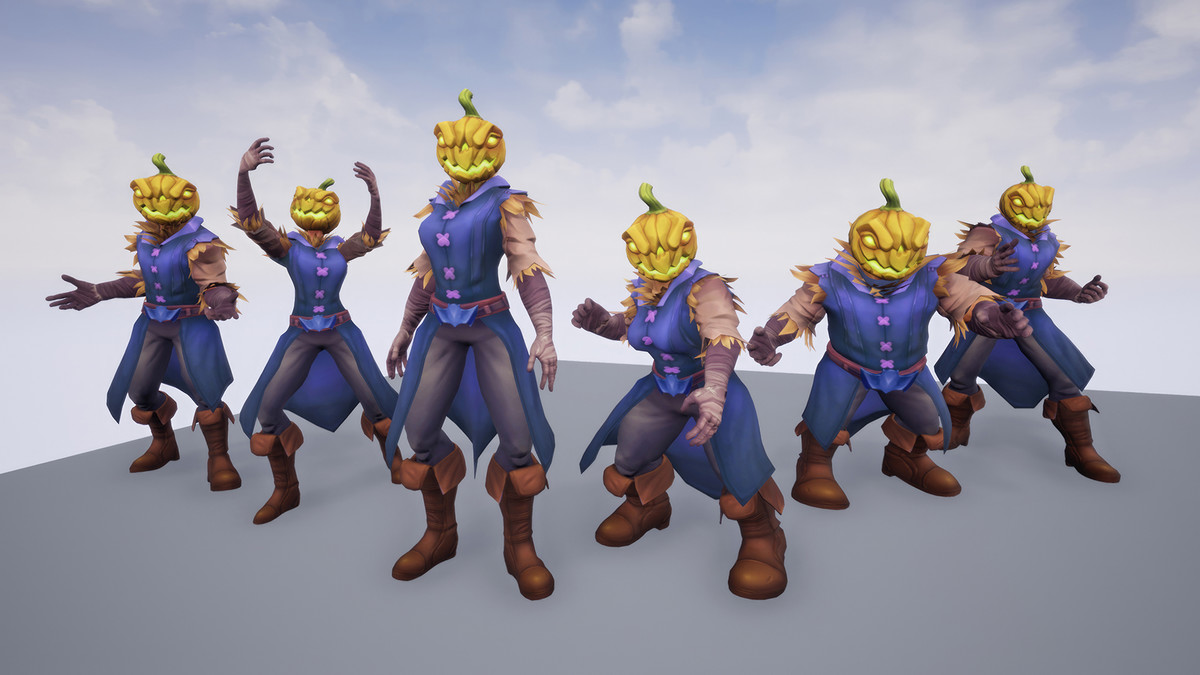 Stylized Fantasy Pumpkin Outfit