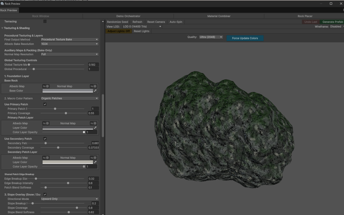 Procedural Rock Generator Pro