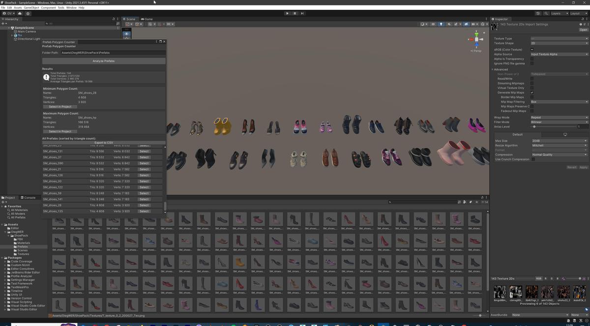 Ultimate Shoe Pack (72 Footwear Low-poly 3D models)