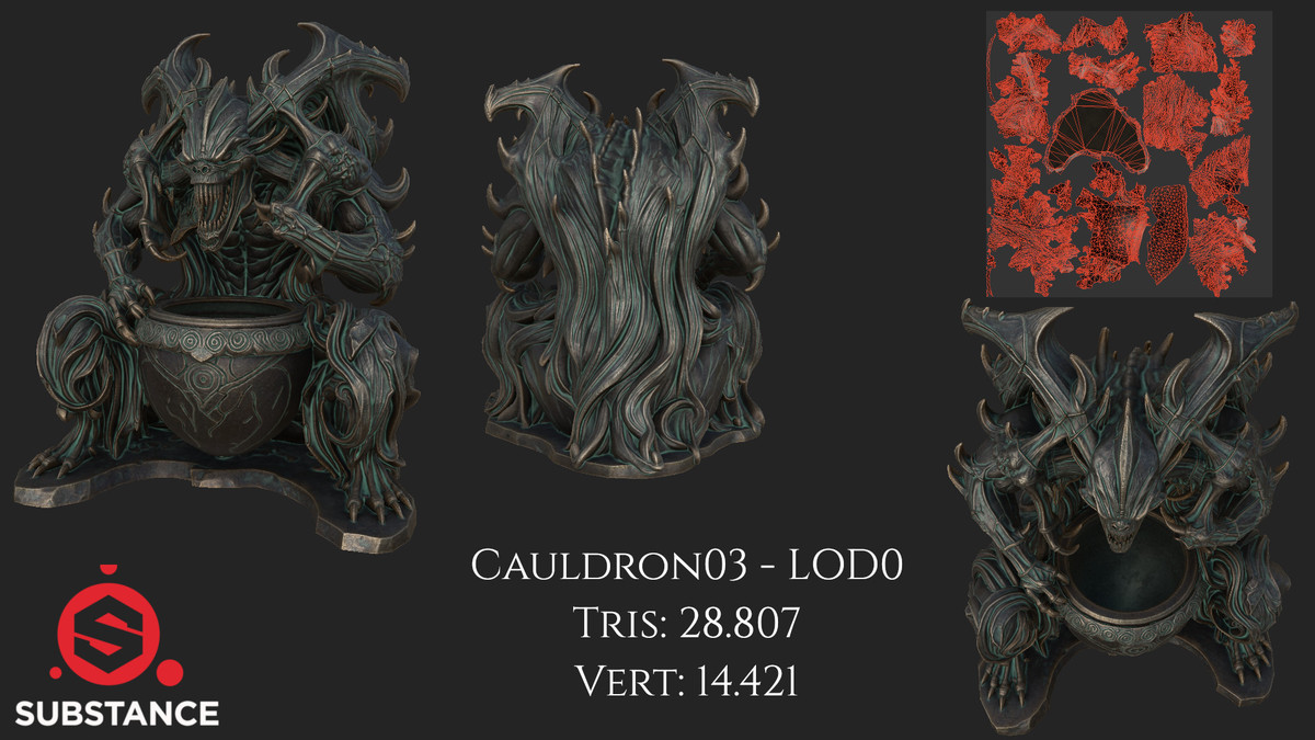 6 Dark Fantasy Cauldrons
