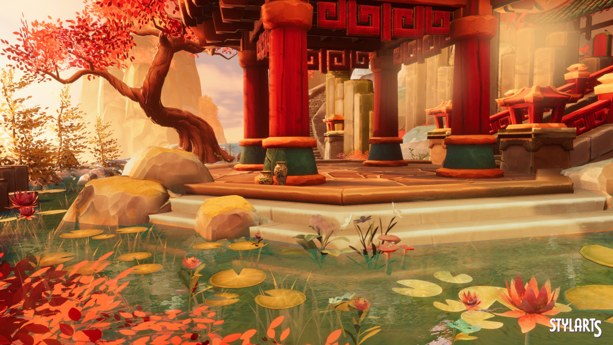 Stylized Chinese Lost Temple