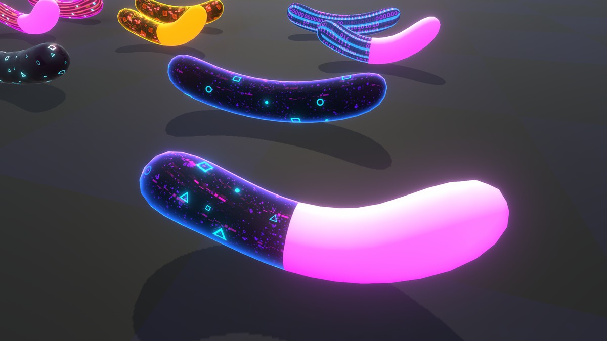 Neon Cyber Viruses