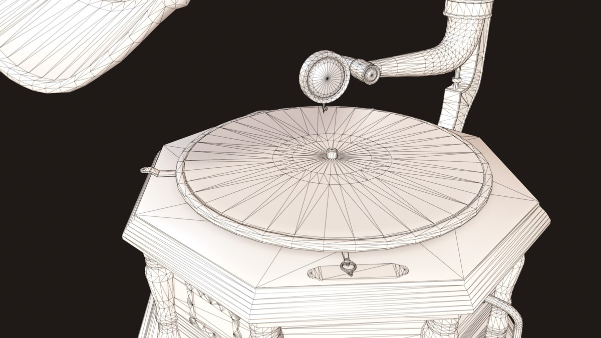 Vintage Gramophone (Animated)