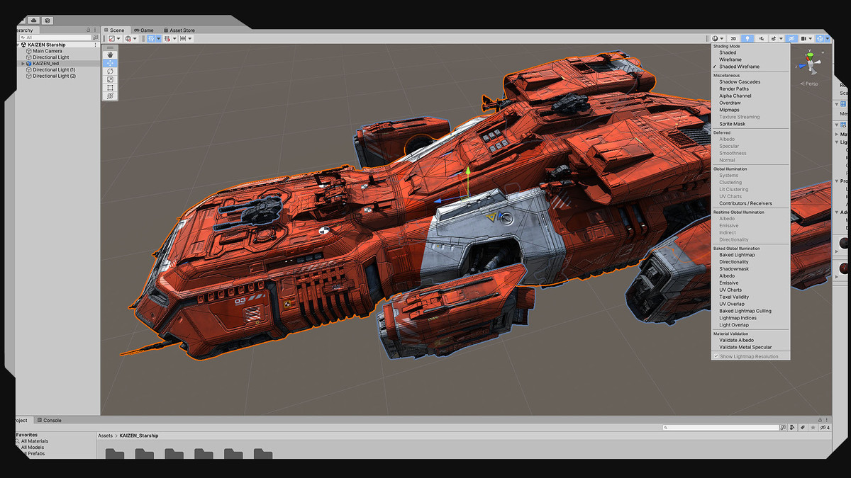 KAIZEN Starship Cruiser