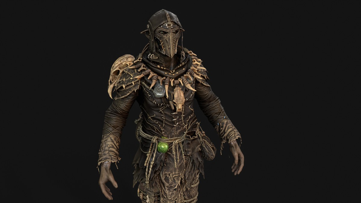 Orc Archer Game Ready
