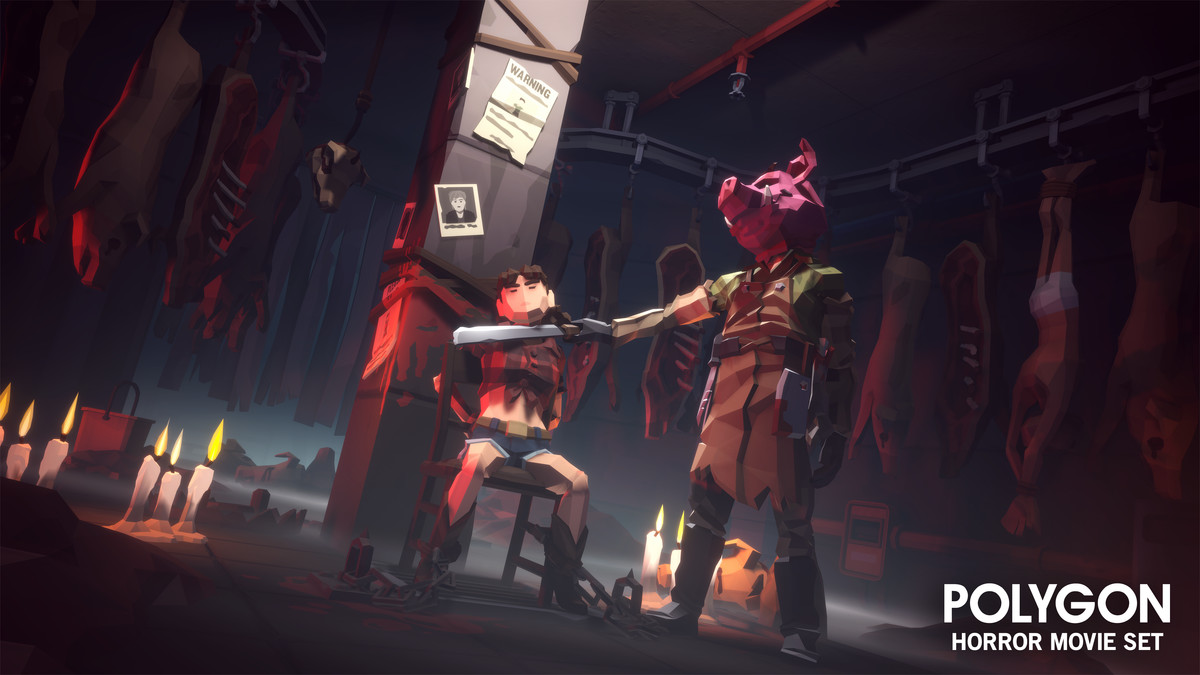 POLYGON - Horror Movie Set - Low Poly 3D Art by Synty
