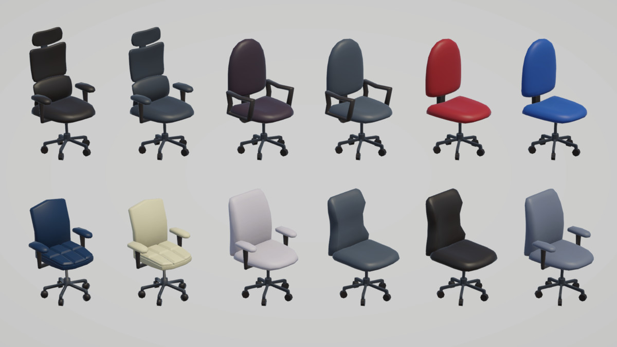 Low Poly Bedrooms - Modular Assets