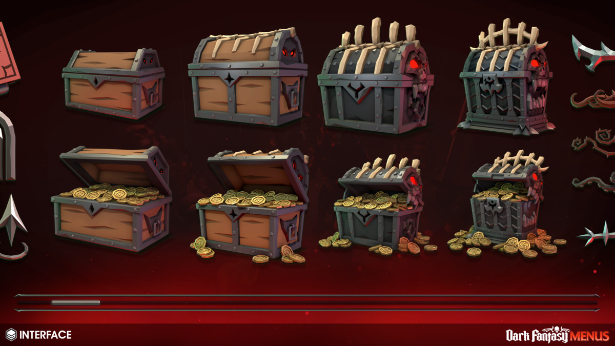 Dark Fantasy Menus - Synty INTERFACE - GUI, image 35