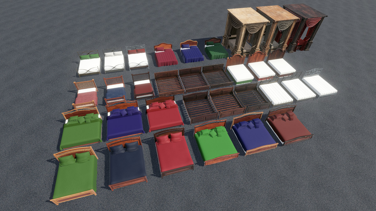 Beds Pack : Furniture Collection