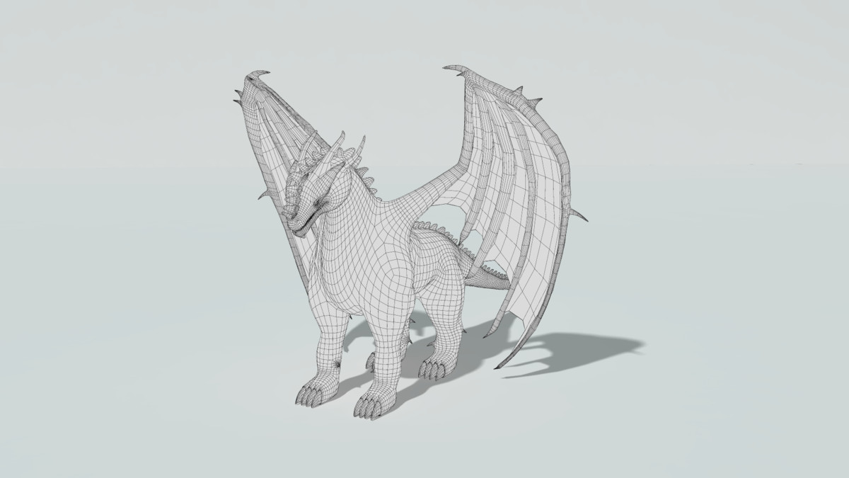 3D Mature Dragon Pack