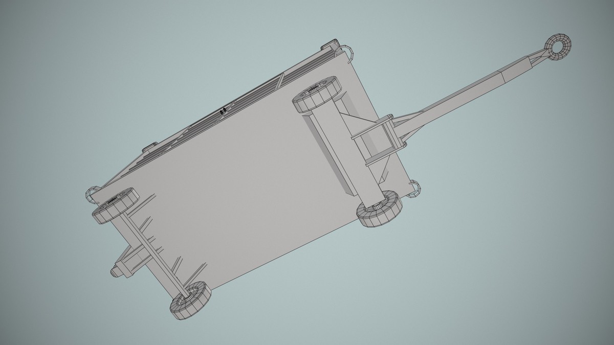 Airport Baggage Cart (439)