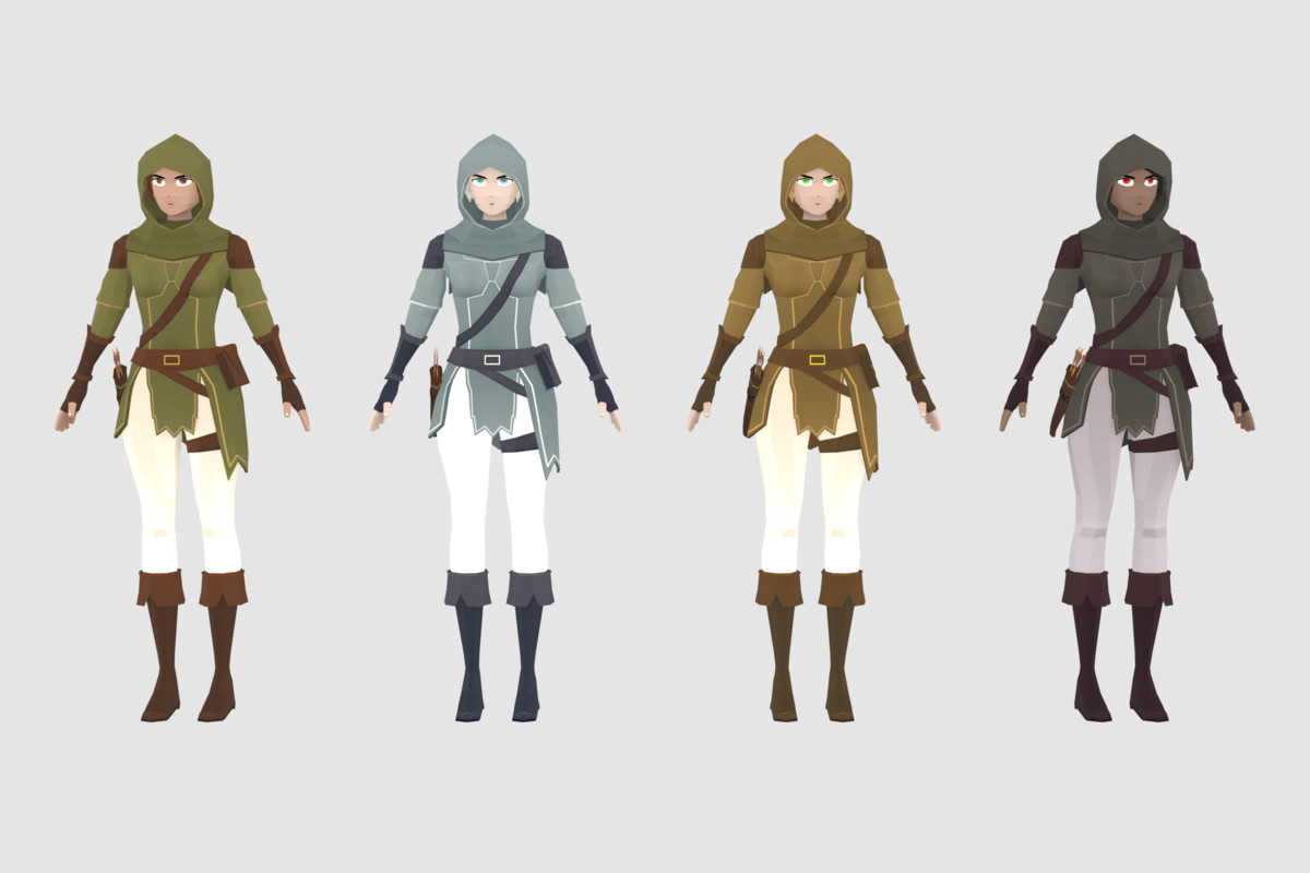 Ultimate Stylized Characters Bundle – Male & Female + Animations