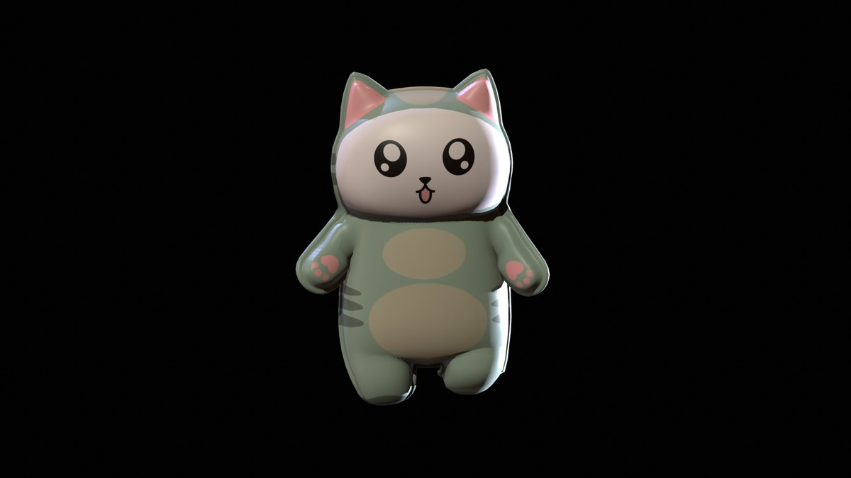 Chibi Carton Cat