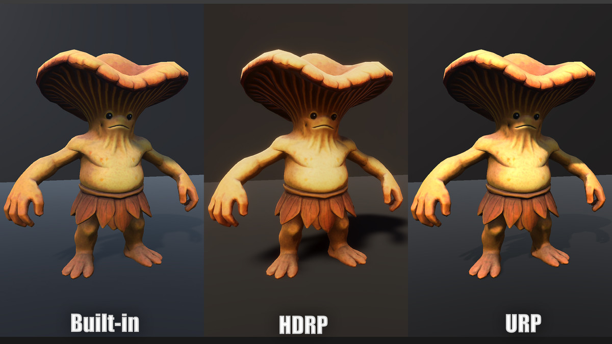 Mushrooms Pack - Game ready characters